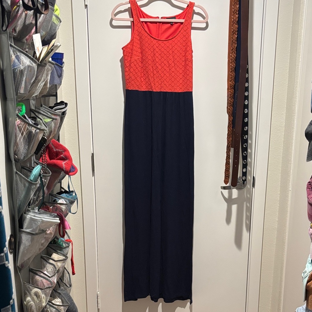 The Limited Red and Black Maxi Dress